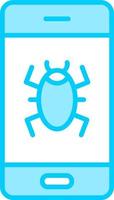Mobile Virus Vector Icon