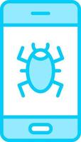 Mobile Virus Vector Icon