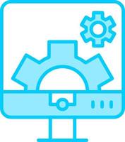 Computer Settings Vector Icon
