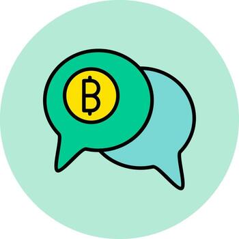 icono de vector de chat