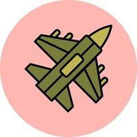 Jet Fighter Vector Icon