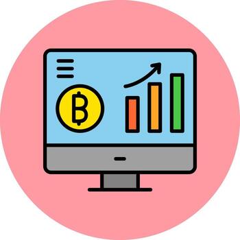 icono de vector de computadora