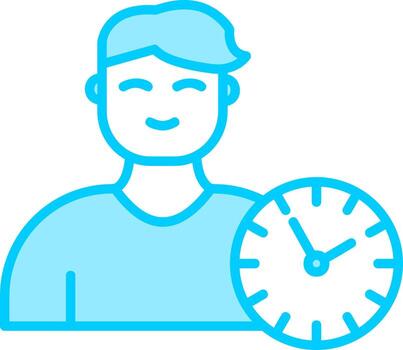 icono de vector de gestión de tiempo