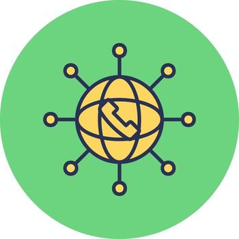 icono de vector de red