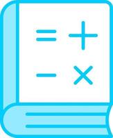 Math Book Vector Icon