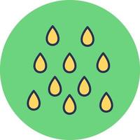 icono de vector de lluvia