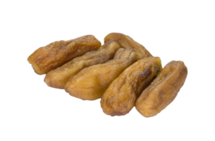 Dried bananas isolated png