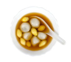 Black Sesame Dumpling in Ginger Tea Recipes isolated png