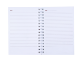 open note book isolated png
