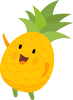 ananas cartone animato personaggio png