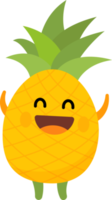 ananas-zeichentrickfigur png