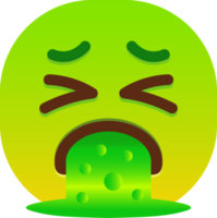 face vômito emoji png