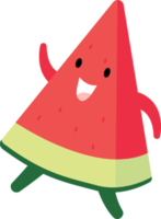 wassermelonendreieck zeichentrickfigur png