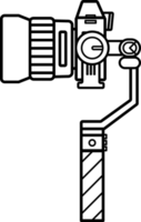 Handheld Steadicam Kamera Stabilisator Symbol. png