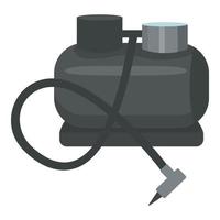 Car air pump icon cartoon vector. Auto spare vector