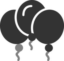 icono de vector de globos