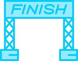 Finish Line Vector Icon