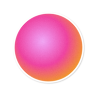 Glitter Gradient Ball Decoration png