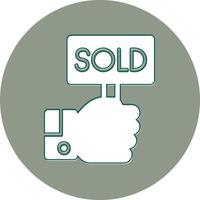 Sold Vector Icon