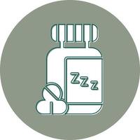 Sleeping Pills Vector Icon