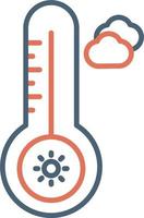 Temperature Hot Vector Icon