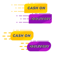 cash on delivery badge pack png