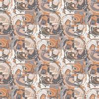 Creative camouflage geometric ornament. Abstract camo seamless background pattern. vector