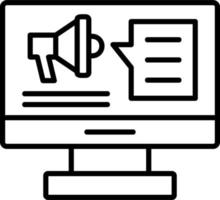 Digital Campaign Vector Icon