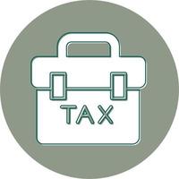 Tax Portfolio Vector Icon