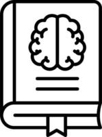 Neurology Book Vector Icon