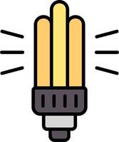 Fluorescent Light Vector Icon