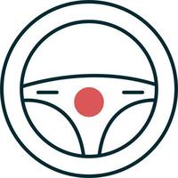 Steering Wheel Vector Icon