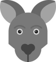 icono de vector de canguro