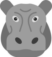 Hippopotamus Vector Icon