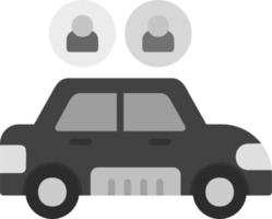 icono de vector de carpool