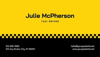 Taxi Business Card Template