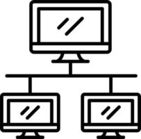 Computer Networks Vector Icon
