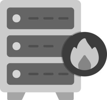 hackear servidor vector icono