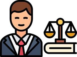 Lawyer Vector Icon