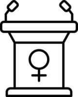 Lectern Vector Icon