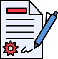Contract Vector Icon