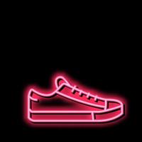 sneakers shoe color icon vector color illustration