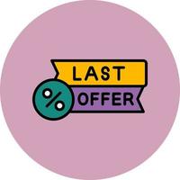 Last Offer Vector Icon