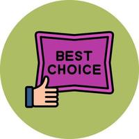 Best Choice Vector Icon