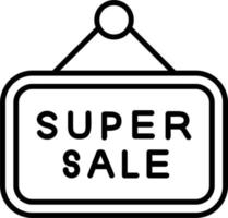 Super Sale Vector Icon