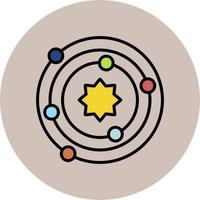 Solar System Vector Icon