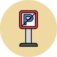 No Parking Vector Icon