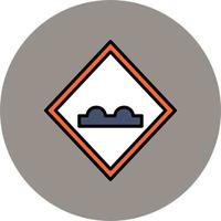 Uneven Road Vector Icon