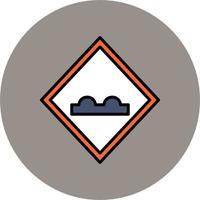 Uneven Road Vector Icon