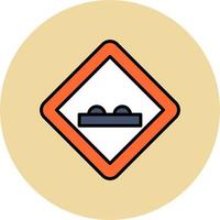 Uneven Vector Icon